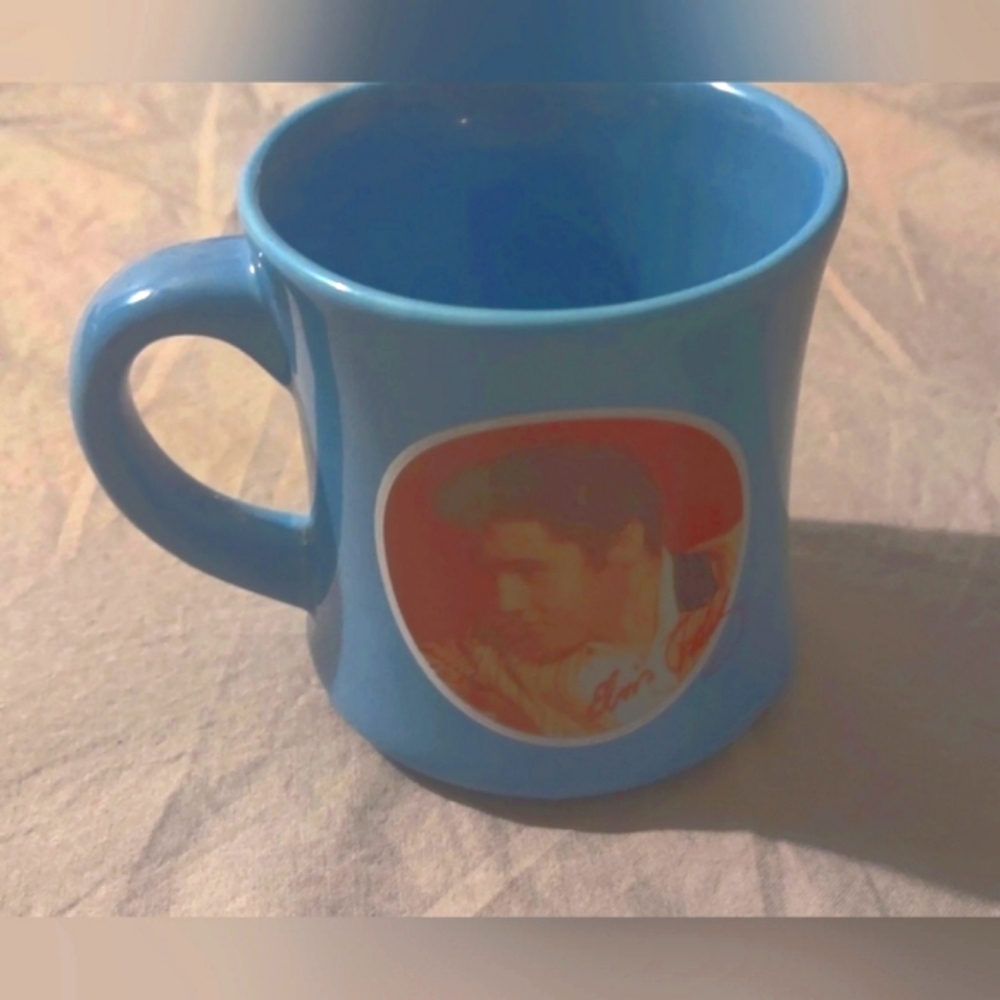 Elvis Presley Blue Coffee Tea Mug Cup King of Rock and Roll